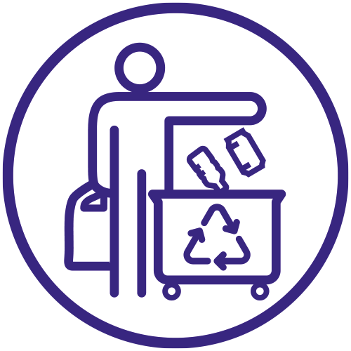 ikon för återvinning